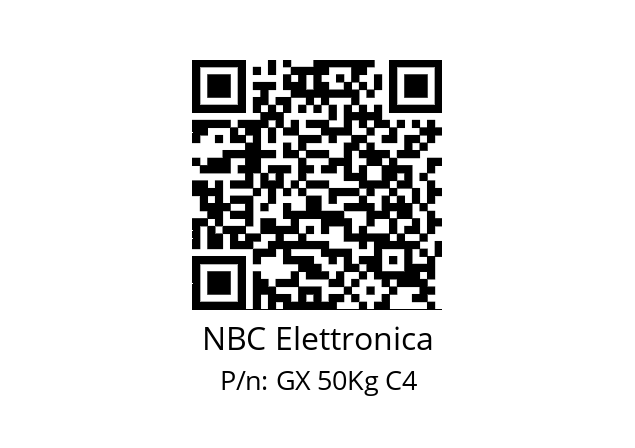   NBC Elettronica GX 50Kg C4