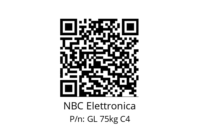   NBC Elettronica GL 75kg C4