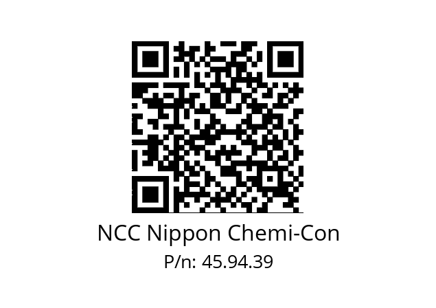   NCC Nippon Chemi-Con 45.94.39