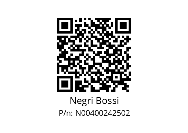   Negri Bossi N00400242502