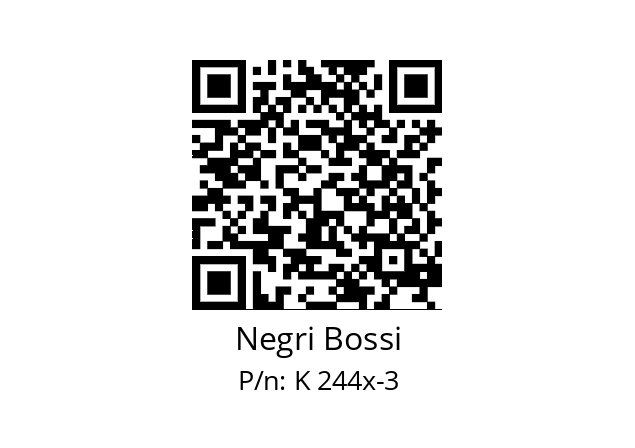   Negri Bossi K 244x-3