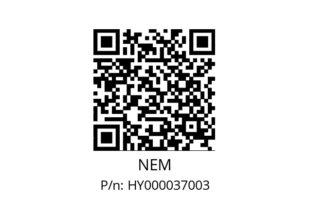   NEM HY000037003