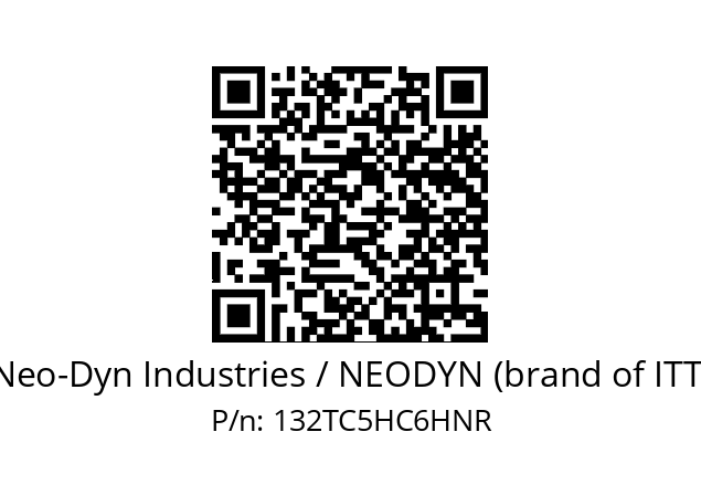   Neo-Dyn Industries / NEODYN (brand of ITT) 132TC5HC6HNR