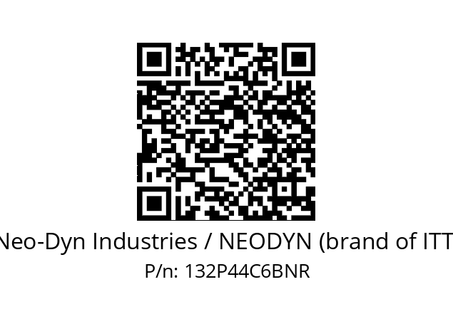   Neo-Dyn Industries / NEODYN (brand of ITT) 132P44C6BNR