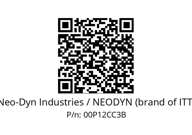   Neo-Dyn Industries / NEODYN (brand of ITT) 00P12CC3B