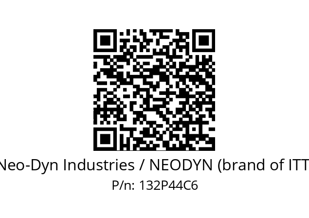   Neo-Dyn Industries / NEODYN (brand of ITT) 132P44C6