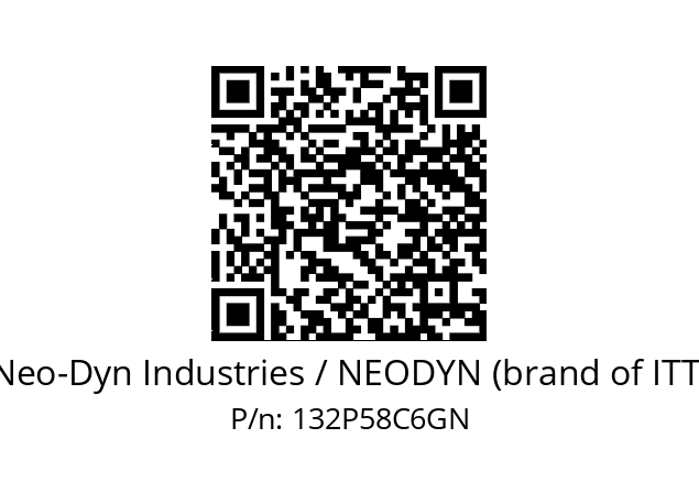   Neo-Dyn Industries / NEODYN (brand of ITT) 132P58C6GN