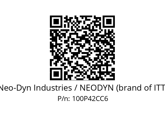   Neo-Dyn Industries / NEODYN (brand of ITT) 100P42СС6