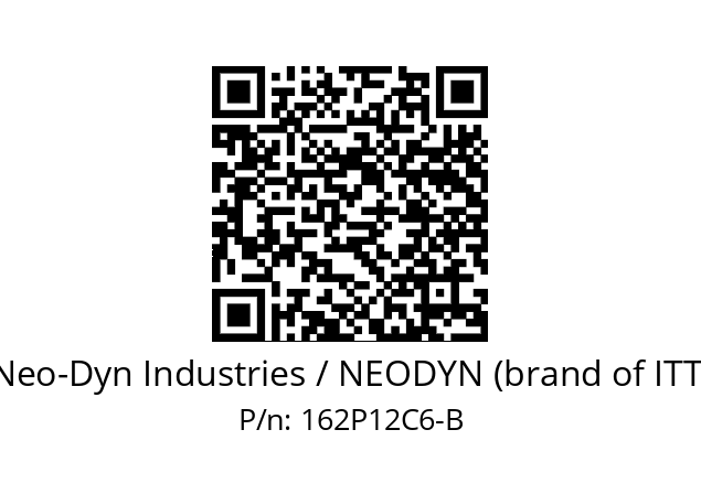   Neo-Dyn Industries / NEODYN (brand of ITT) 162P12C6-B