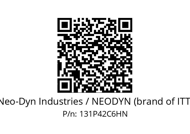   Neo-Dyn Industries / NEODYN (brand of ITT) 131P42C6HN