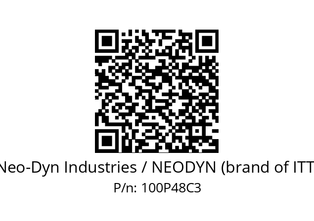   Neo-Dyn Industries / NEODYN (brand of ITT) 100P48C3