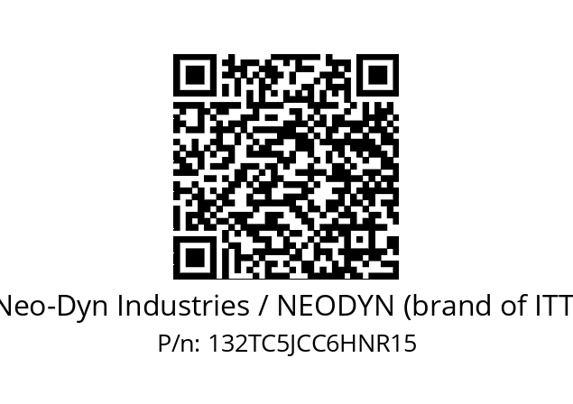   Neo-Dyn Industries / NEODYN (brand of ITT) 132TC5JCC6HNR15