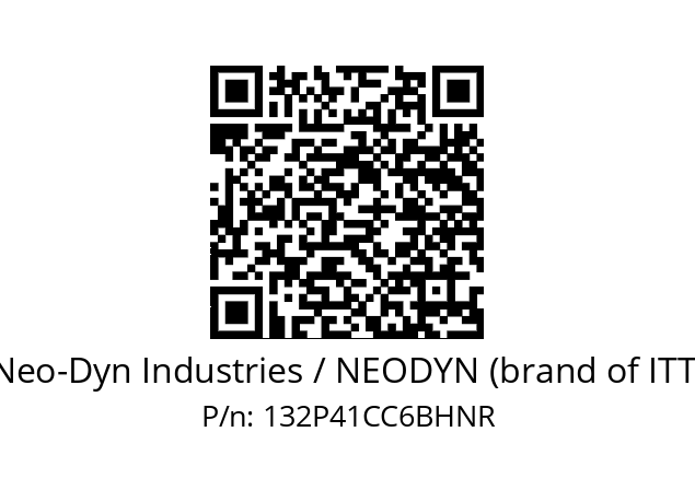   Neo-Dyn Industries / NEODYN (brand of ITT) 132P41CC6BHNR