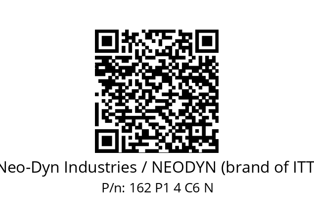   Neo-Dyn Industries / NEODYN (brand of ITT) 162 P1 4 C6 N