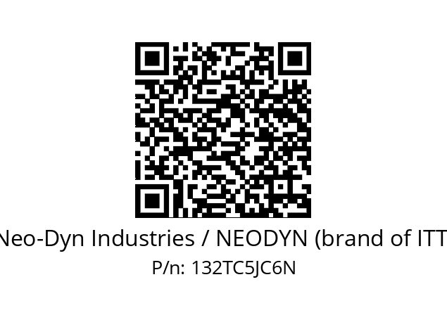   Neo-Dyn Industries / NEODYN (brand of ITT) 132TC5JC6N