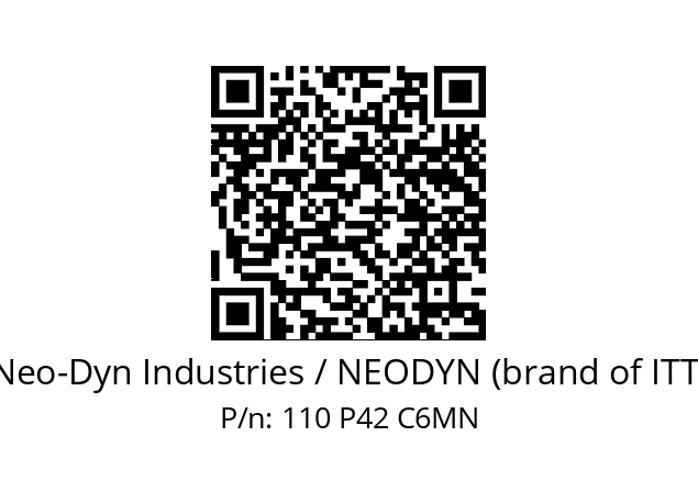   Neo-Dyn Industries / NEODYN (brand of ITT) 110 P42 C6MN