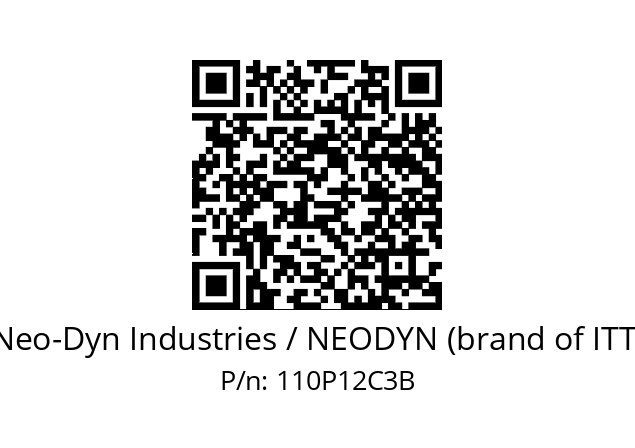   Neo-Dyn Industries / NEODYN (brand of ITT) 110P12C3B