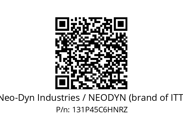   Neo-Dyn Industries / NEODYN (brand of ITT) 131P45C6HNRZ