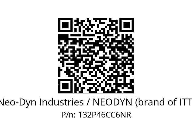   Neo-Dyn Industries / NEODYN (brand of ITT) 132P46CC6NR