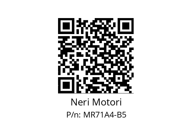   Neri Motori MR71A4-B5