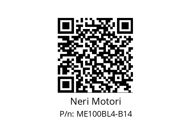   Neri Motori ME100BL4-B14