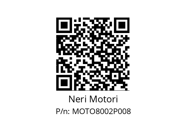   Neri Motori MOTO8002P008