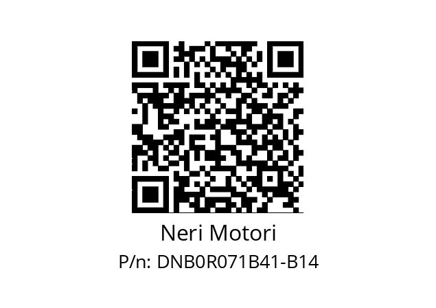   Neri Motori DNB0R071B41-B14