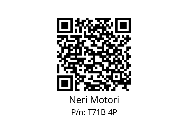   Neri Motori T71B 4P