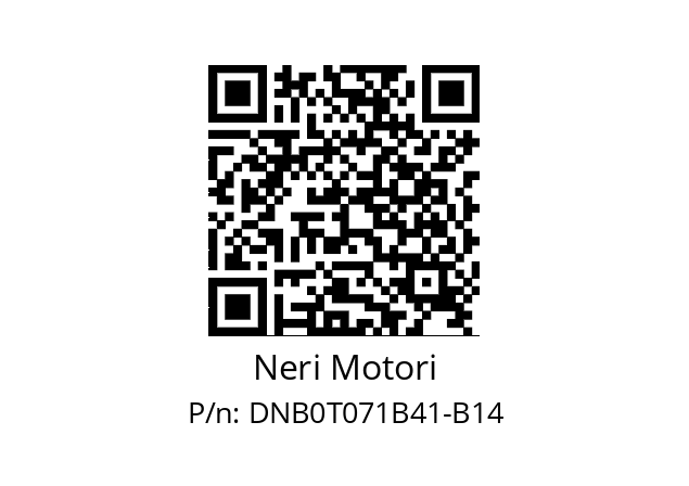   Neri Motori DNB0T071B41-B14