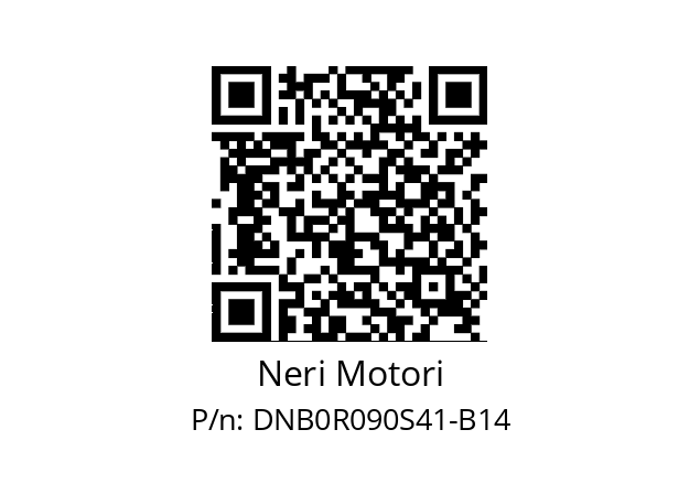   Neri Motori DNB0R090S41-B14