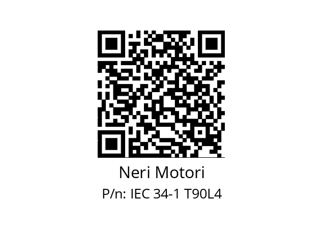   Neri Motori IEC 34-1 T90L4