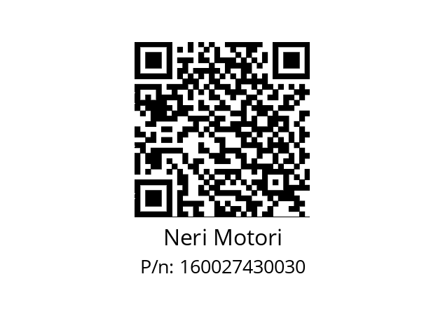   Neri Motori 160027430030