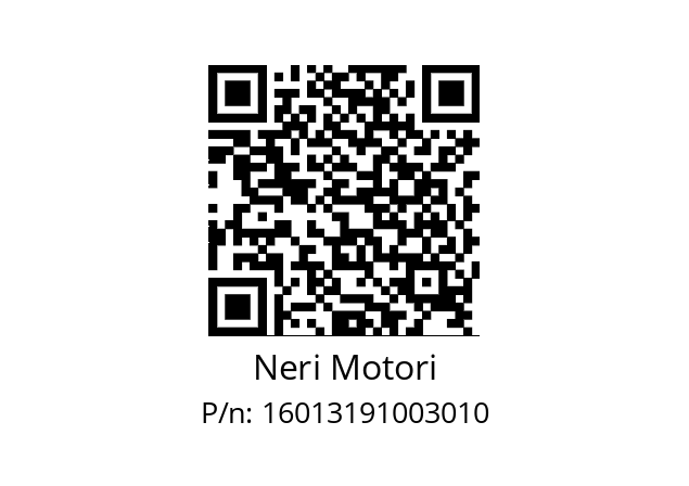   Neri Motori 16013191003010