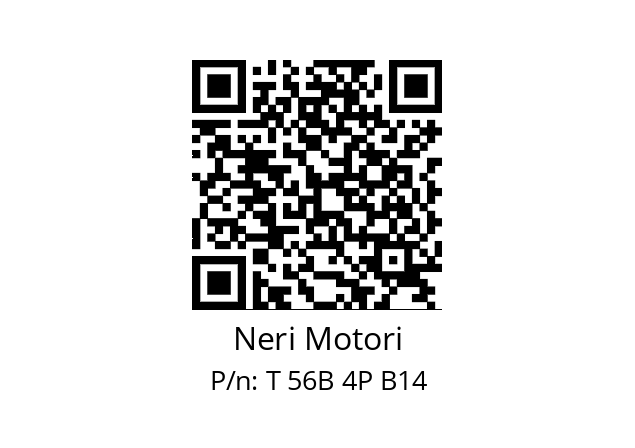   Neri Motori T 56B 4P B14