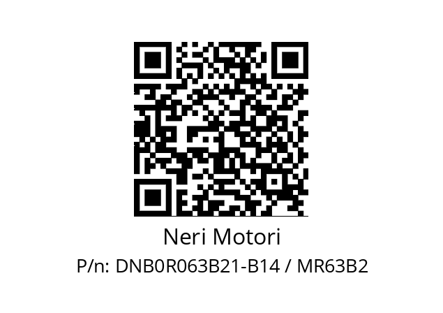   Neri Motori DNB0R063B21-B14 / MR63B2