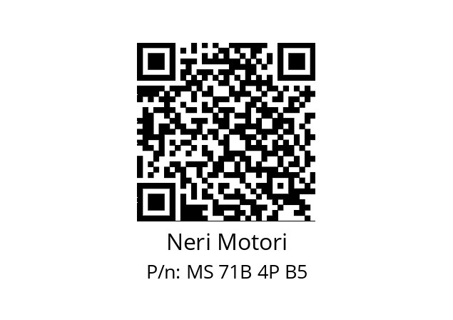   Neri Motori MS 71B 4P B5