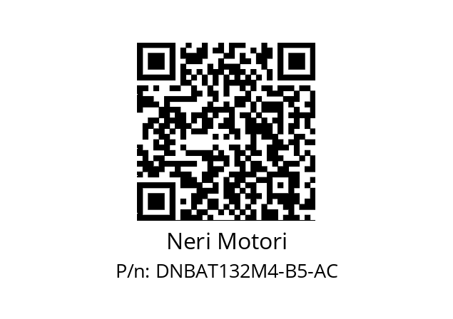   Neri Motori DNBAT132M4-B5-AC