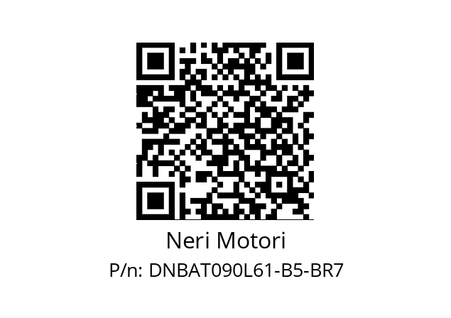   Neri Motori DNBAT090L61-B5-BR7