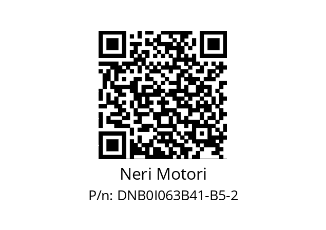   Neri Motori DNB0I063B41-B5-2