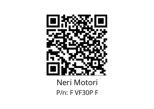   Neri Motori F VF30P F