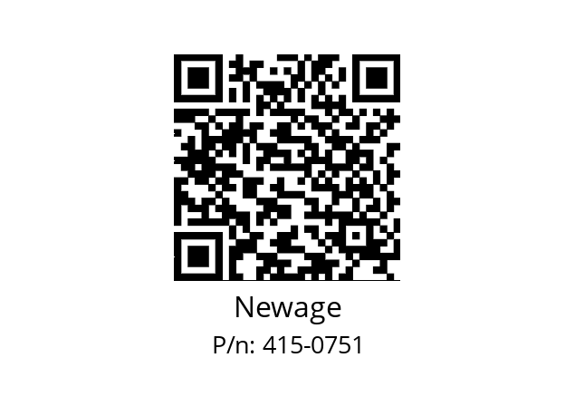   Newage 415-0751