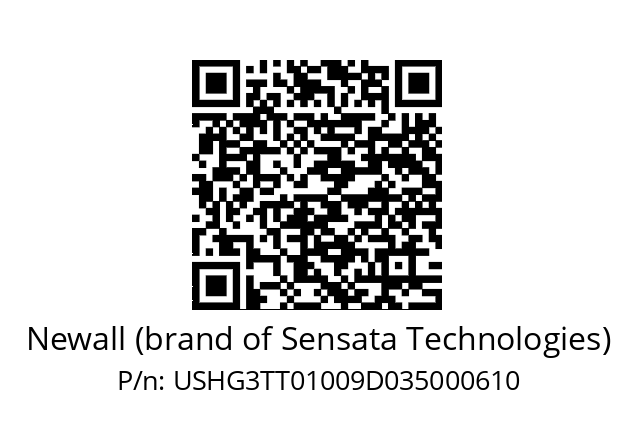   Newall (brand of Sensata Technologies) USHG3TT01009D035000610