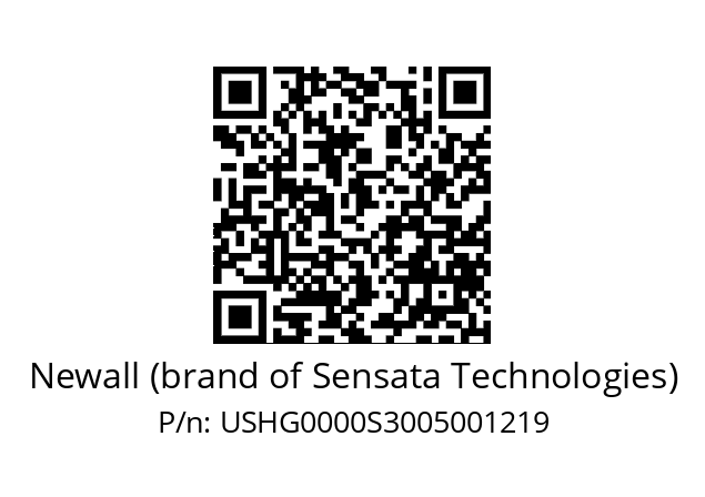   Newall (brand of Sensata Technologies) USHG0000S3005001219