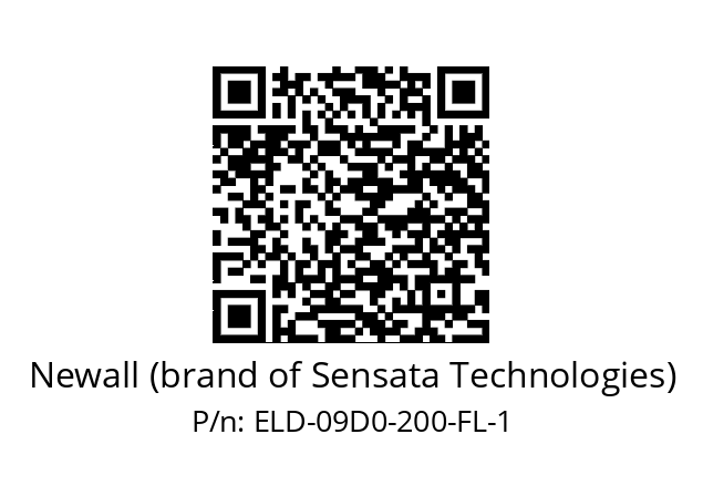   Newall (brand of Sensata Technologies) ELD-09D0-200-FL-1