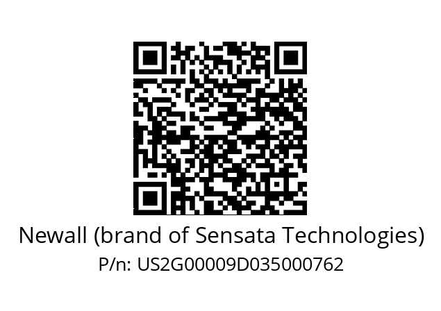   Newall (brand of Sensata Technologies) US2G00009D035000762