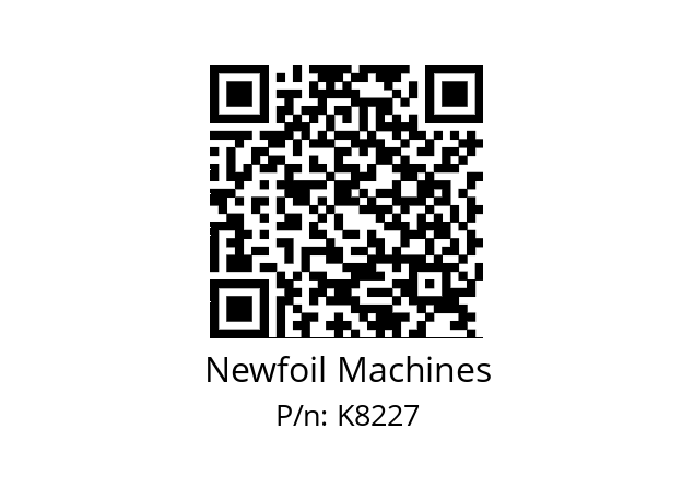   Newfoil Machines K8227