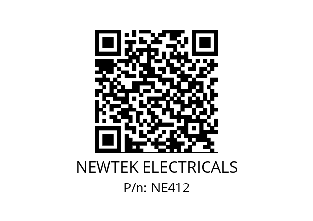   NEWTEK ELECTRICALS NE412