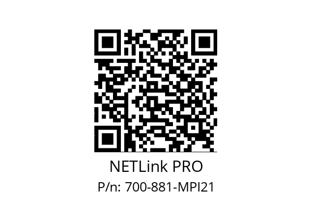   NETLink PRO 700-881-MPI21