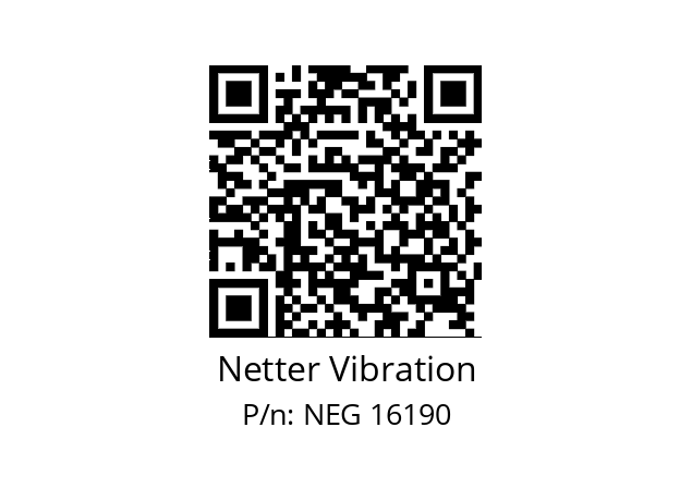   Netter Vibration NEG 16190