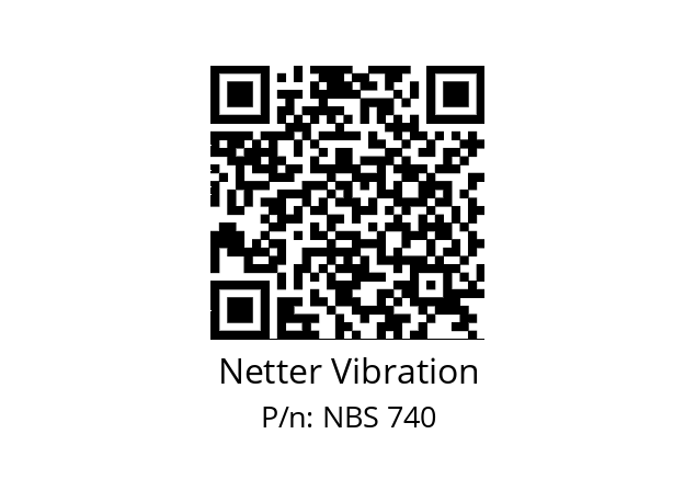   Netter Vibration NBS 740